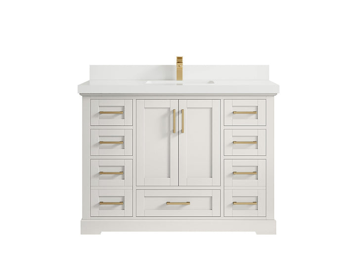Boston 48 in. W x 22 in. D Single Sink Bathroom Vanity - photo 43