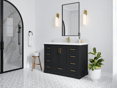 Boston 48 in. W x 22 in. D Single Sink Bathroom Vanity - photo 2