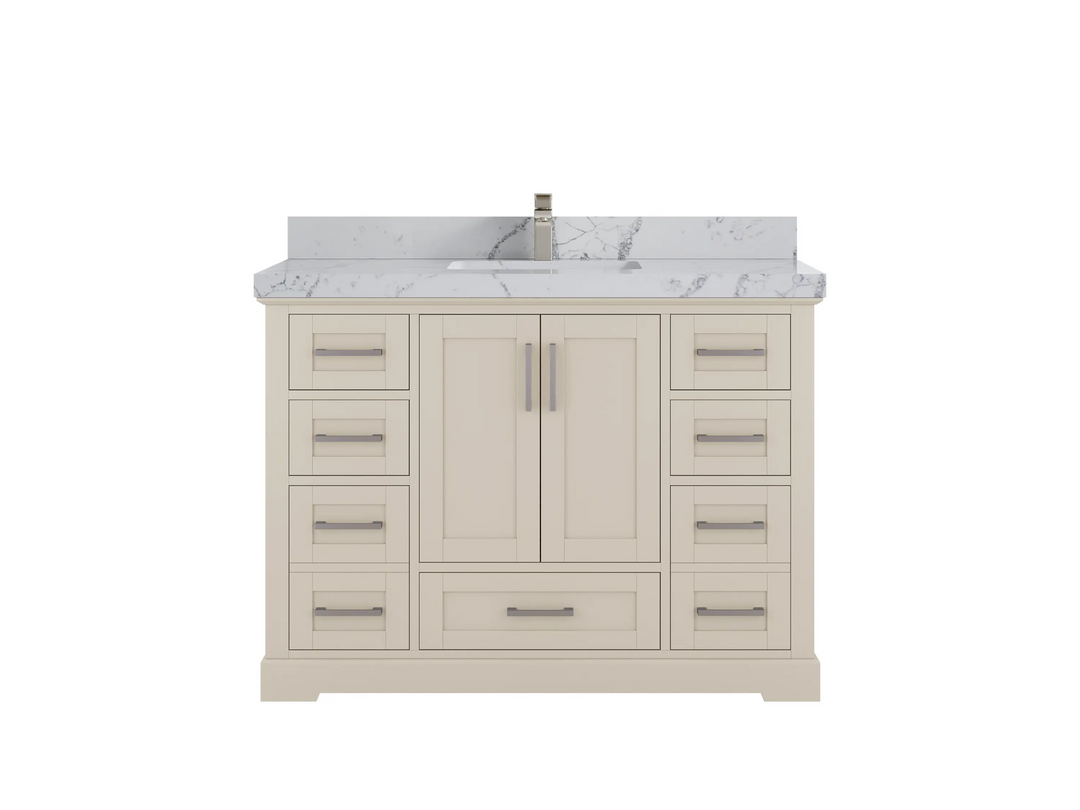 Boston 48 in. W x 22 in. D Single Sink Bathroom Vanity - Willow Bath and Vanity