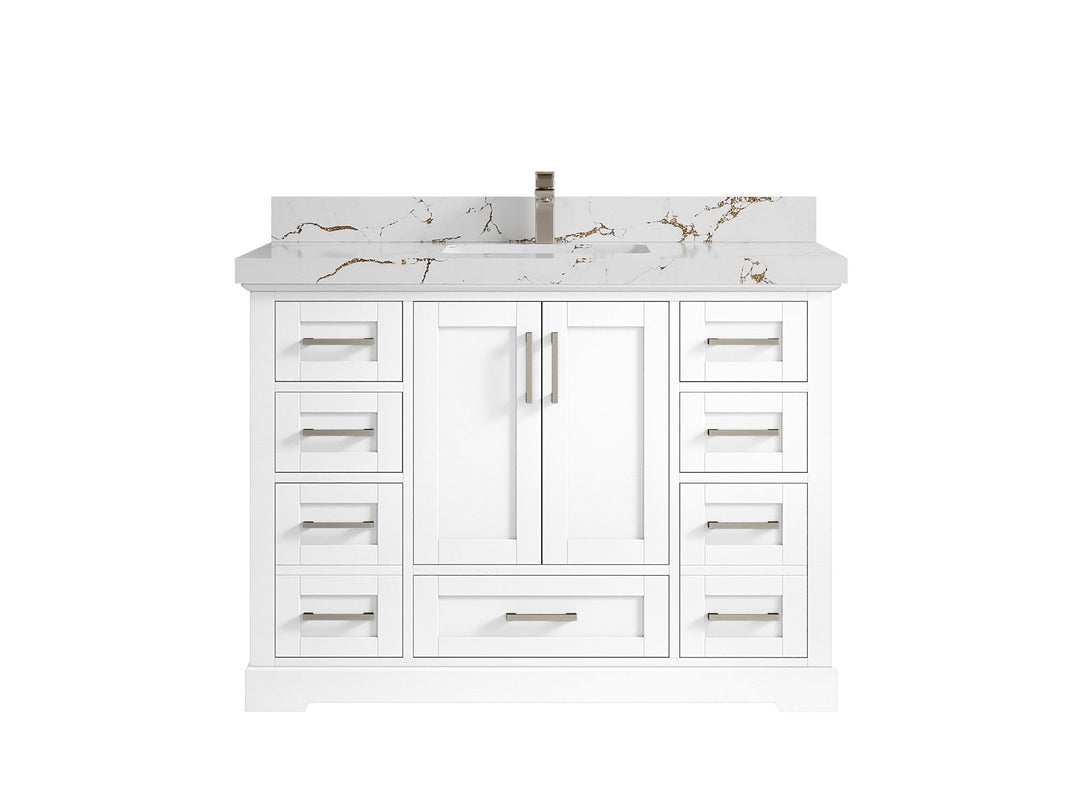 Boston 48 in. W x 22 in. D Single Sink Bathroom Vanity - Willow Bath and Vanity