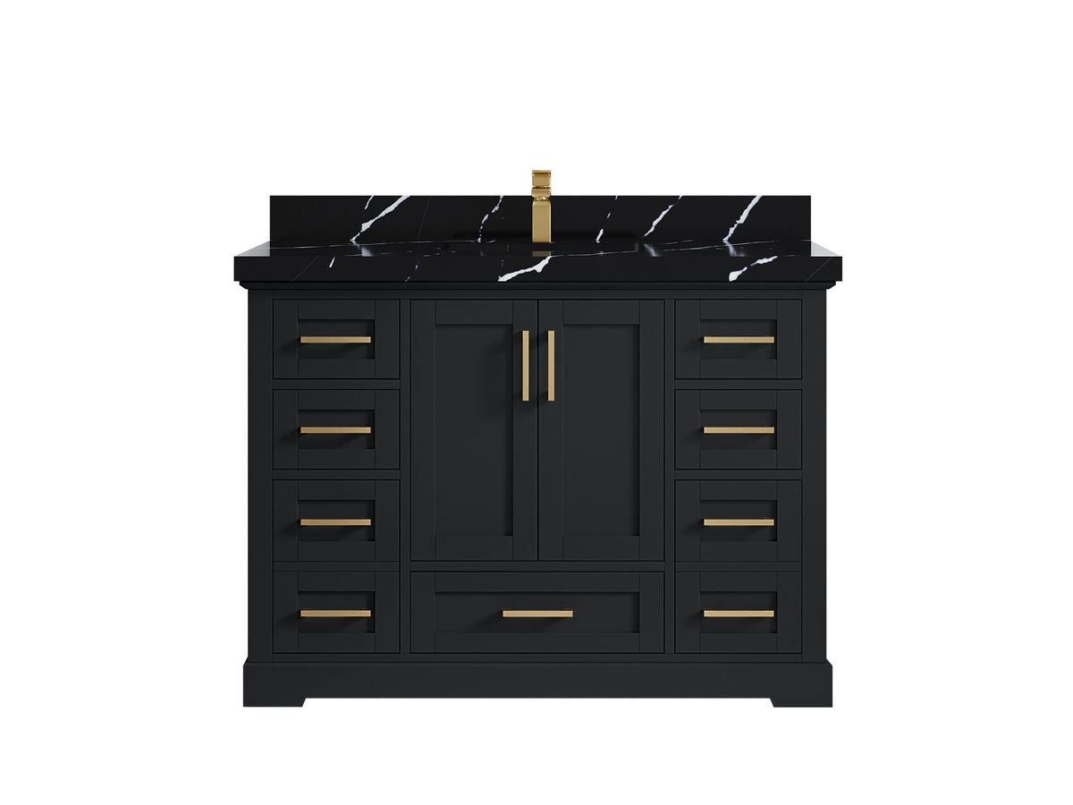 Boston 48 in. W x 22 in. D Single Sink Bathroom Vanity - Willow Bath and Vanity