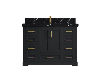 Boston 48 in. W x 22 in. D Single Sink Bathroom Vanity - Willow Bath and Vanity