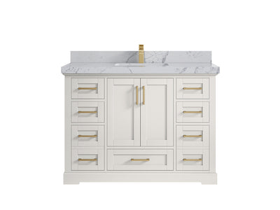Boston 48 in. W x 22 in. D Single Sink Bathroom Vanity - Willow Bath and Vanity