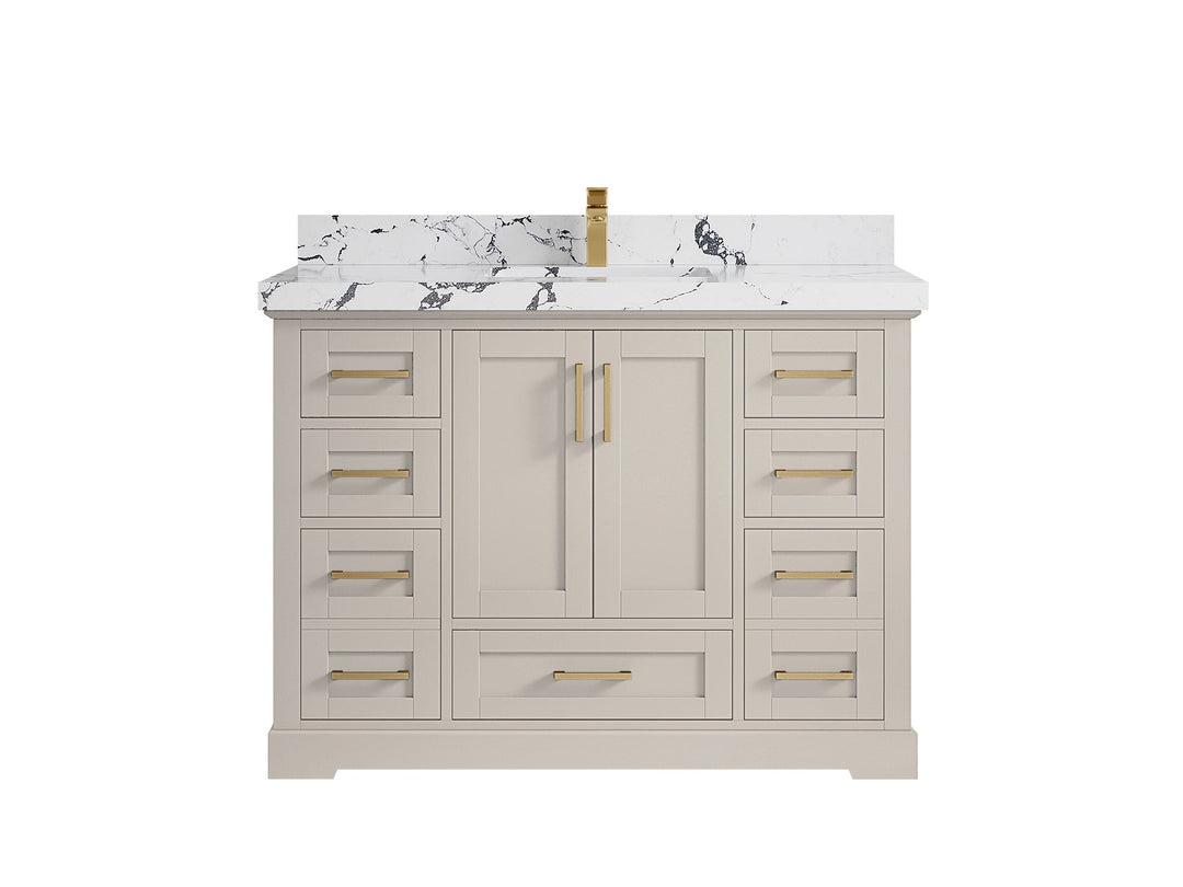 Boston 48 in. W x 22 in. D Single Sink Bathroom Vanity - Willow Bath and Vanity