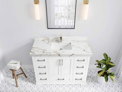 Boston 48 in. W x 22 in. D Single Sink Bathroom Vanity - Willow Bath and Vanity