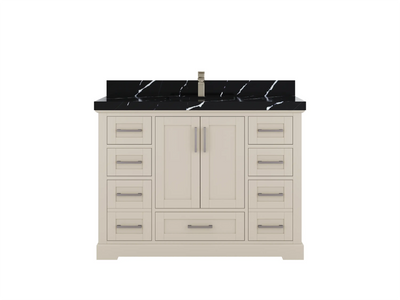 Boston 48 in. W x 22 in. D Single Sink Bathroom Vanity - Willow Bath and Vanity