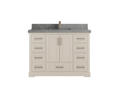 Boston 48 in. W x 22 in. D Single Sink Bathroom Vanity - Willow Bath and Vanity