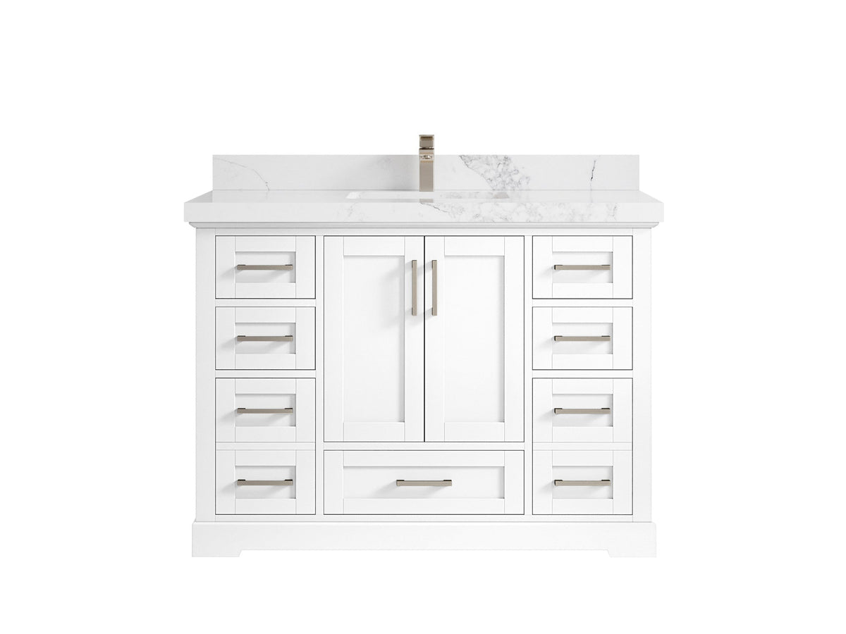 Boston 48 in. W x 22 in. D Single Sink Bathroom Vanity - Willow Bath and Vanity
