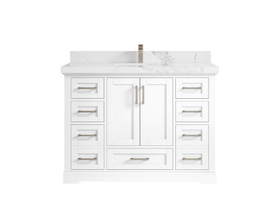 Boston 48 in. W x 22 in. D Single Sink Bathroom Vanity - Willow Bath and Vanity