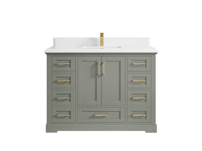 Boston 48 in. W x 22 in. D Single Sink Bathroom Vanity - Willow Bath and Vanity