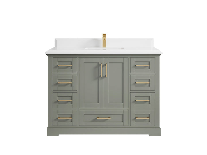Boston 48 in. W x 22 in. D Single Sink Bathroom Vanity - photo 48