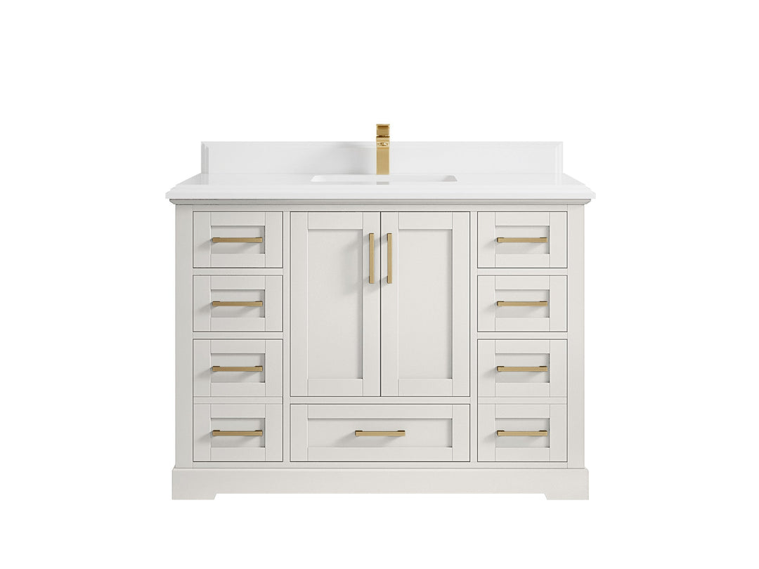 Boston 48 in. W x 22 in. D Single Sink Bathroom Vanity - Willow Bath and Vanity