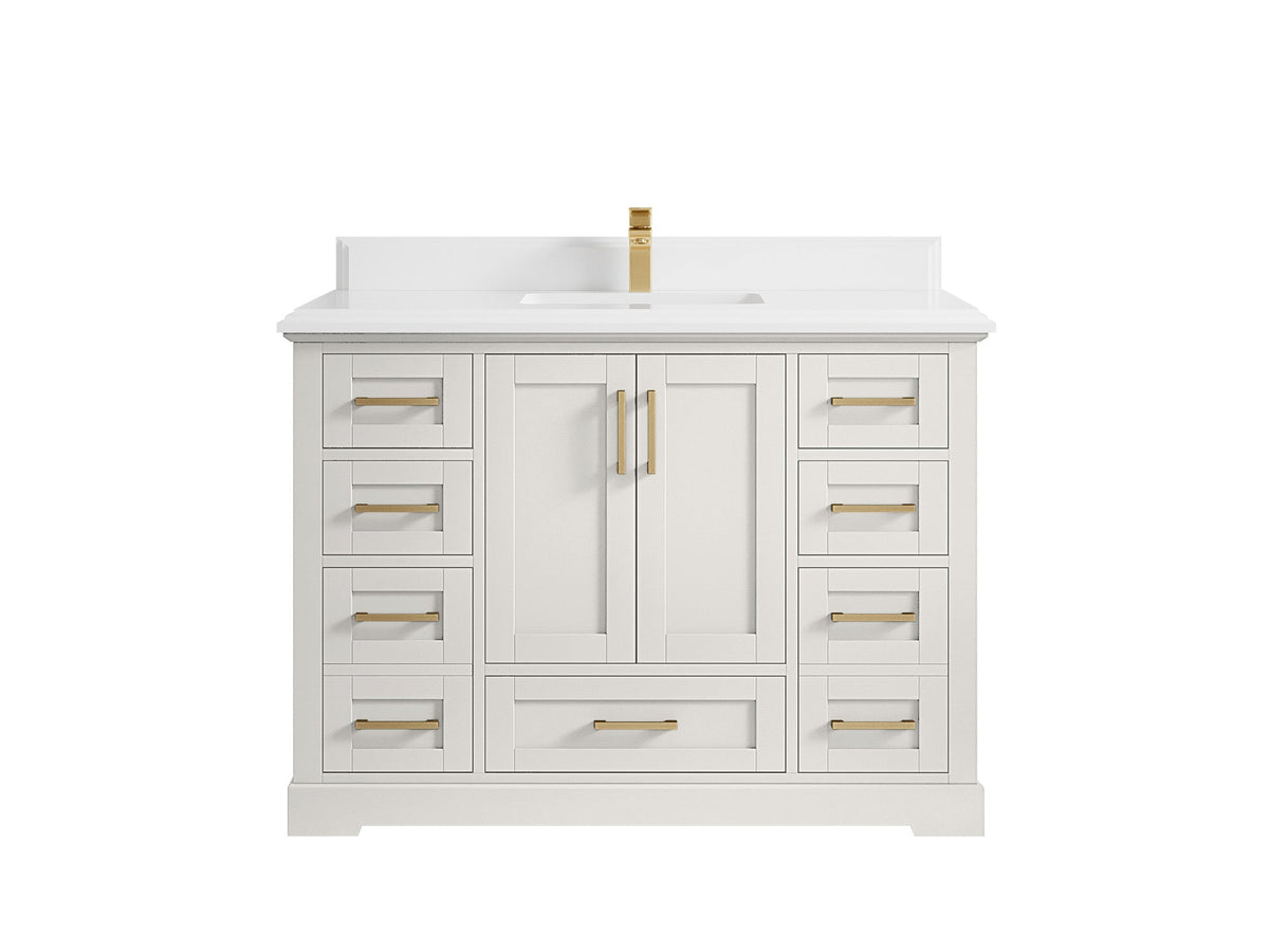 Boston 48 in. W x 22 in. D Single Sink Bathroom Vanity - Willow Bath and Vanity