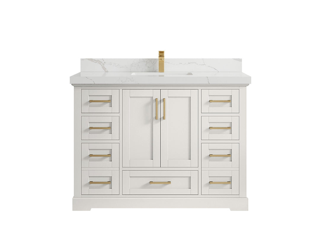 Boston 48 in. W x 22 in. D Single Sink Bathroom Vanity - Willow Bath and Vanity