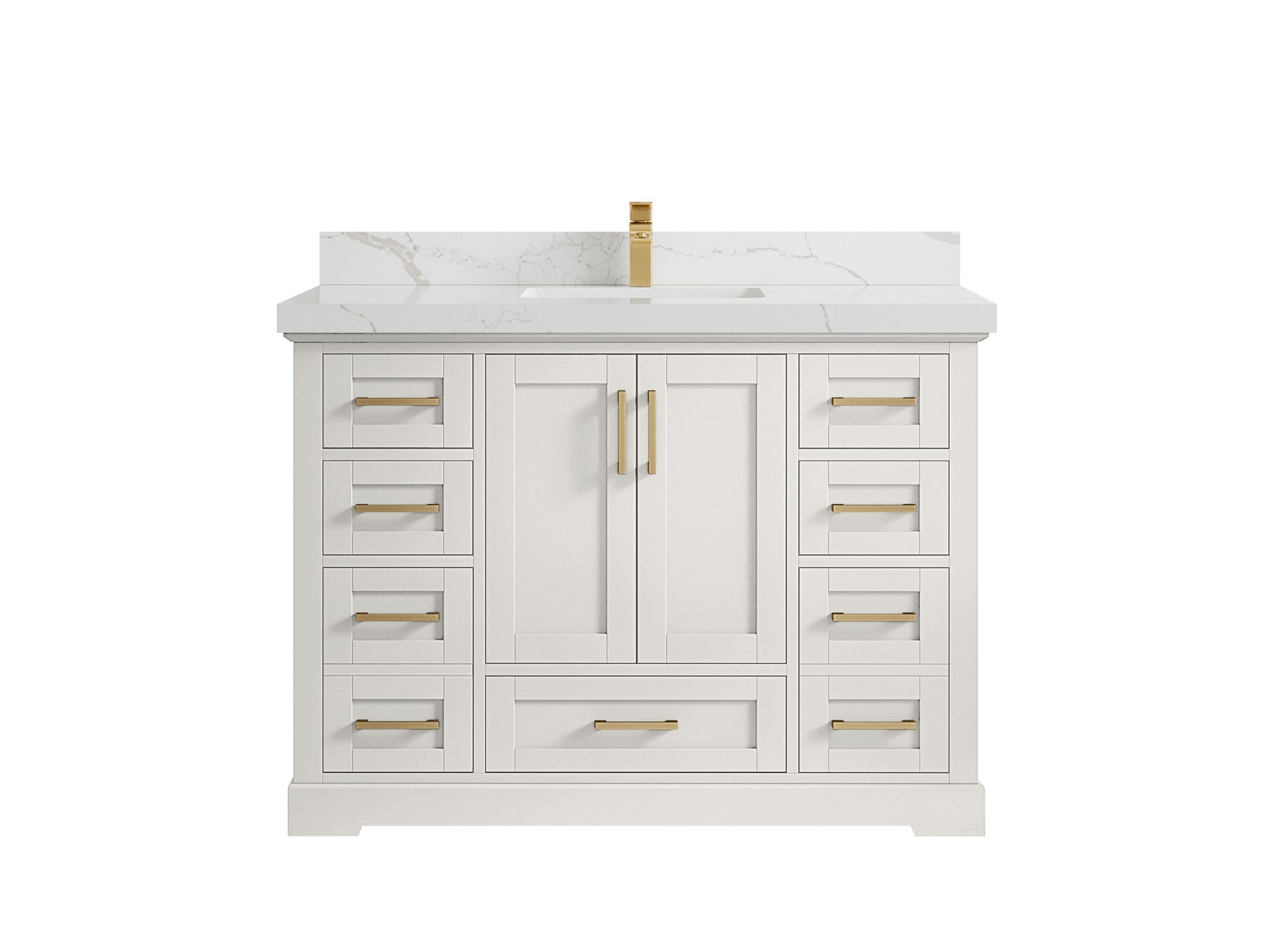Boston 48 in. W x 22 in. D Single Sink Bathroom Vanity - Willow Bath and Vanity