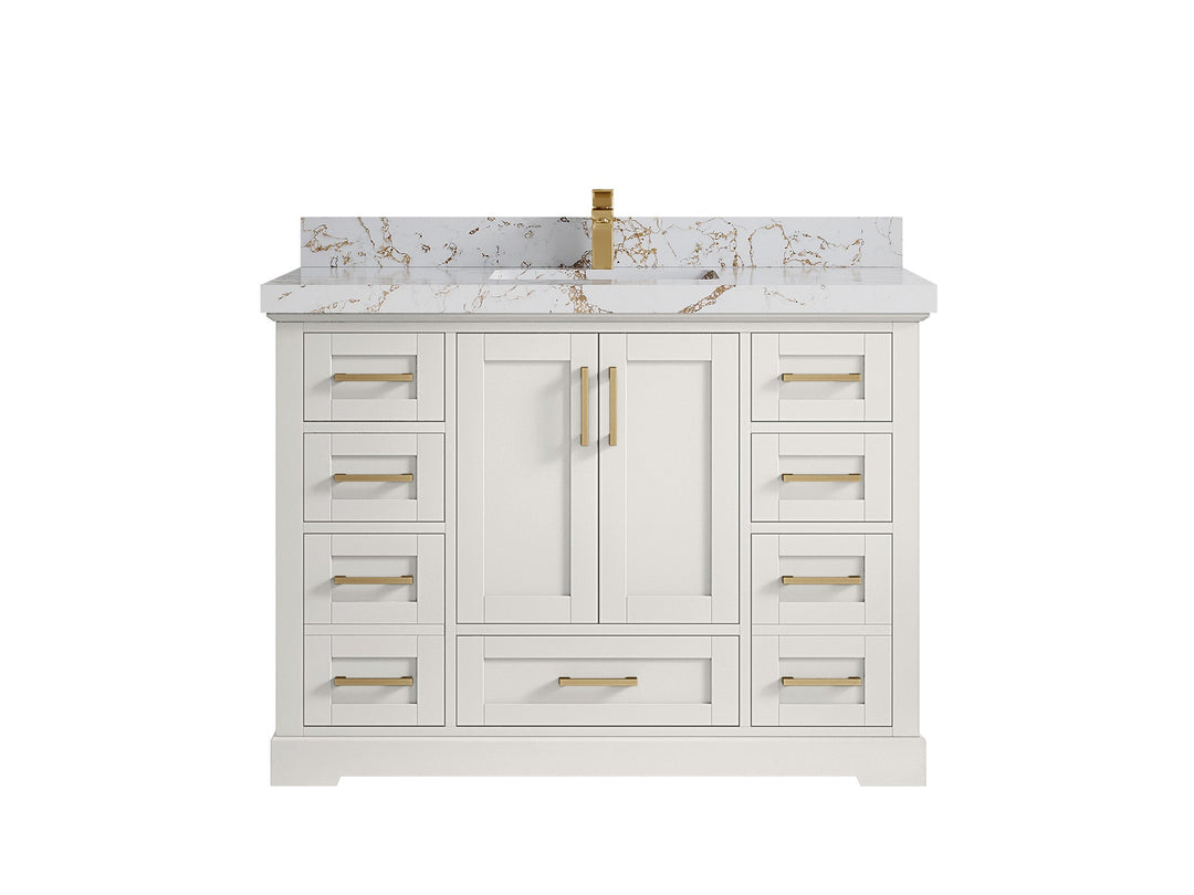 Boston 48 in. W x 22 in. D Single Sink Bathroom Vanity - Willow Bath and Vanity