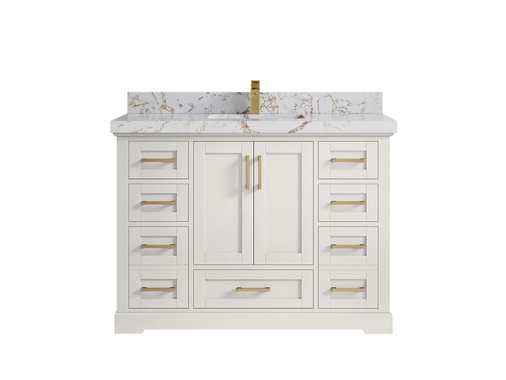 Boston 48 in. W x 22 in. D Single Sink Bathroom Vanity - photo 37