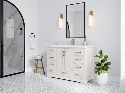 Boston 48 in. W x 22 in. D Single Sink Bathroom Vanity - Willow Bath and Vanity