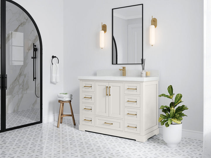 Boston 48 in. W x 22 in. D Single Sink Bathroom Vanity - photo 2