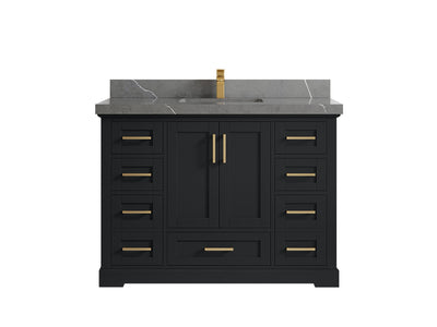 Boston 48 in. W x 22 in. D Single Sink Bathroom Vanity - Willow Bath and Vanity