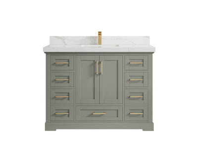 Boston 48 in. W x 22 in. D Single Sink Bathroom Vanity - Willow Bath and Vanity