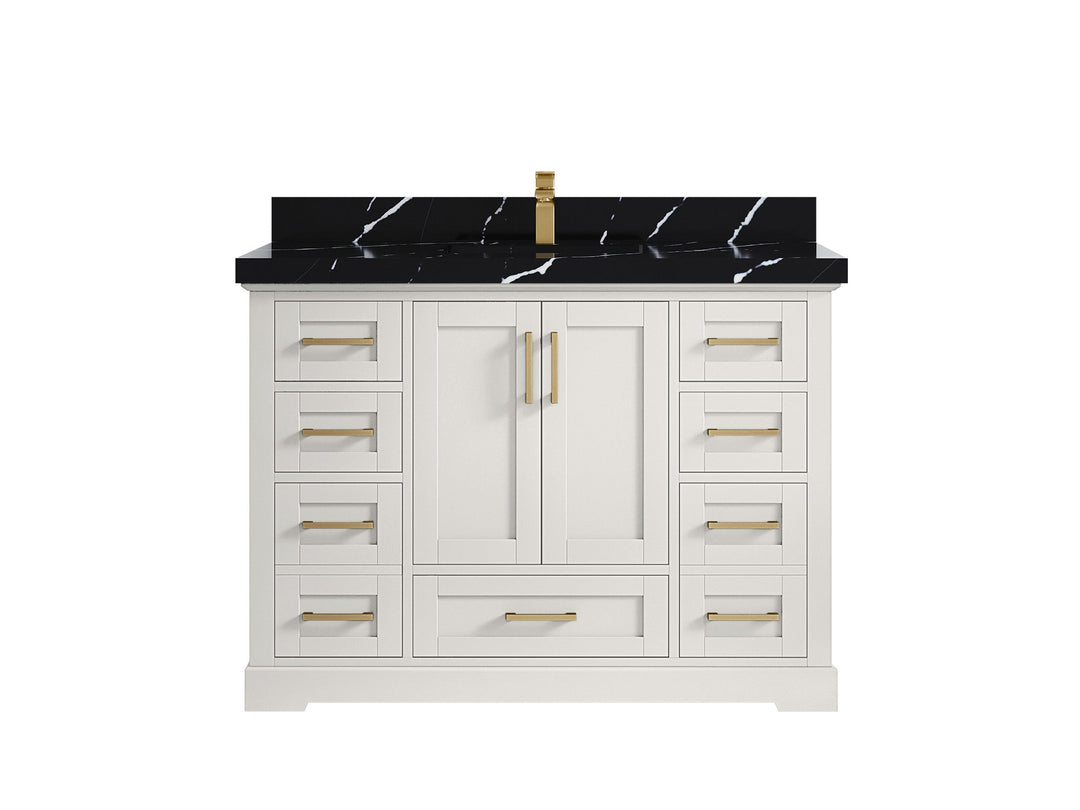 Boston 48 in. W x 22 in. D Single Sink Bathroom Vanity - Willow Bath and Vanity