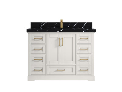 Boston 48 in. W x 22 in. D Single Sink Bathroom Vanity - Willow Bath and Vanity
