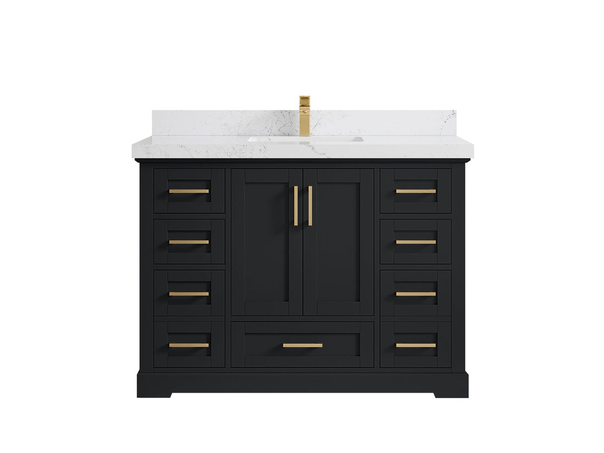 Boston 48 in. W x 22 in. D Single Sink Bathroom Vanity - Willow Bath and Vanity
