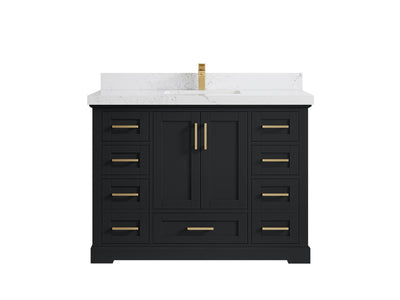 Boston 48 in. W x 22 in. D Single Sink Bathroom Vanity - Willow Bath and Vanity