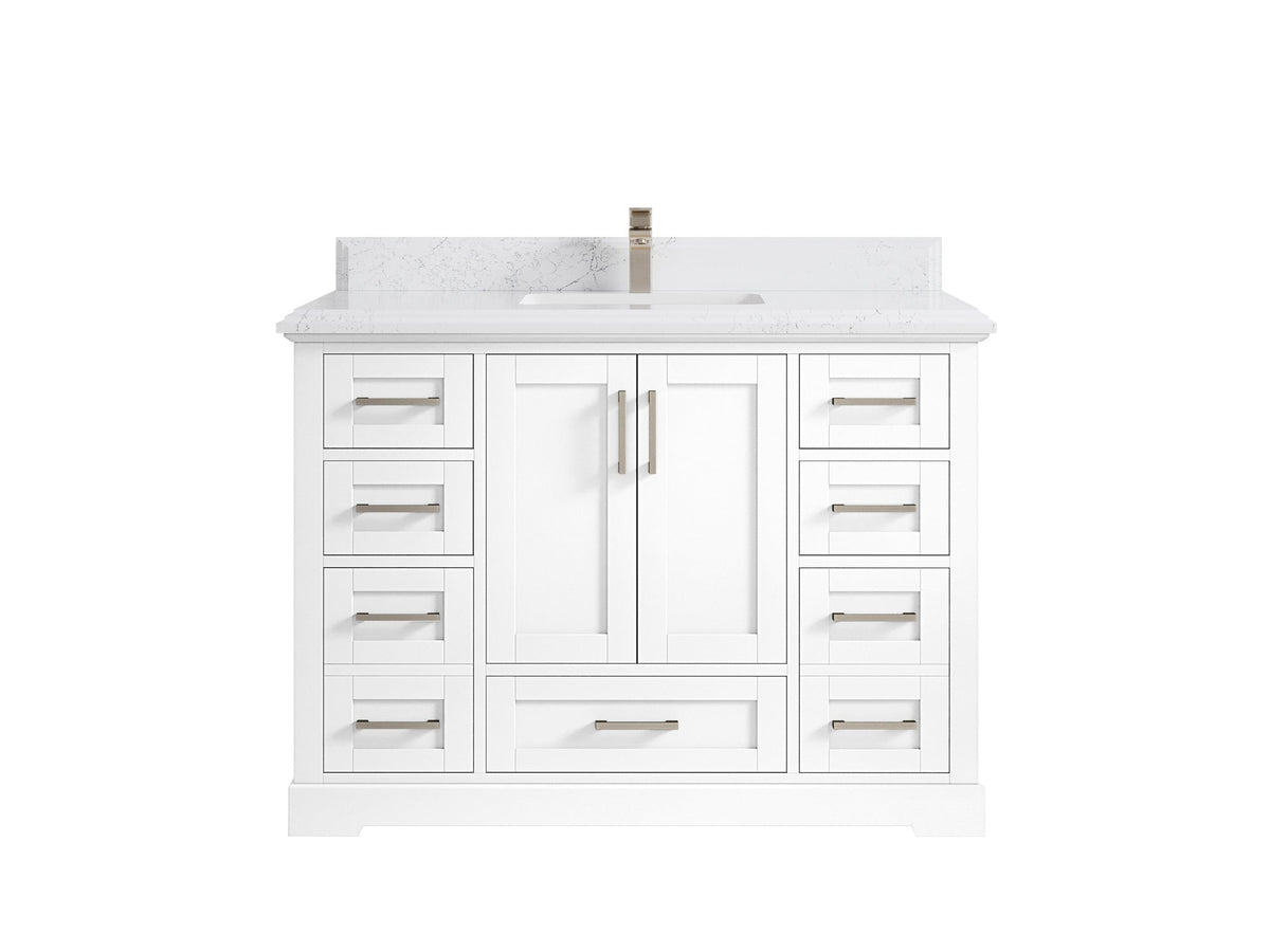 Boston 48 in. W x 22 in. D Single Sink Bathroom Vanity - Willow Bath and Vanity