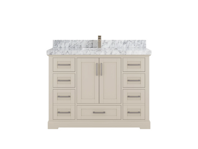 Boston 48 in. W x 22 in. D Single Sink Bathroom Vanity - Willow Bath and Vanity