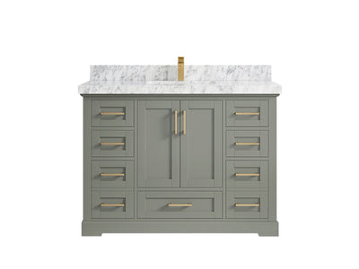 Boston 48 in. W x 22 in. D Single Sink Bathroom Vanity - Willow Bath and Vanity