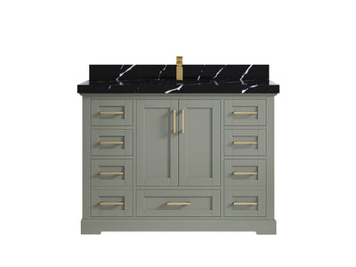 Boston 48 in. W x 22 in. D Single Sink Bathroom Vanity - Willow Bath and Vanity