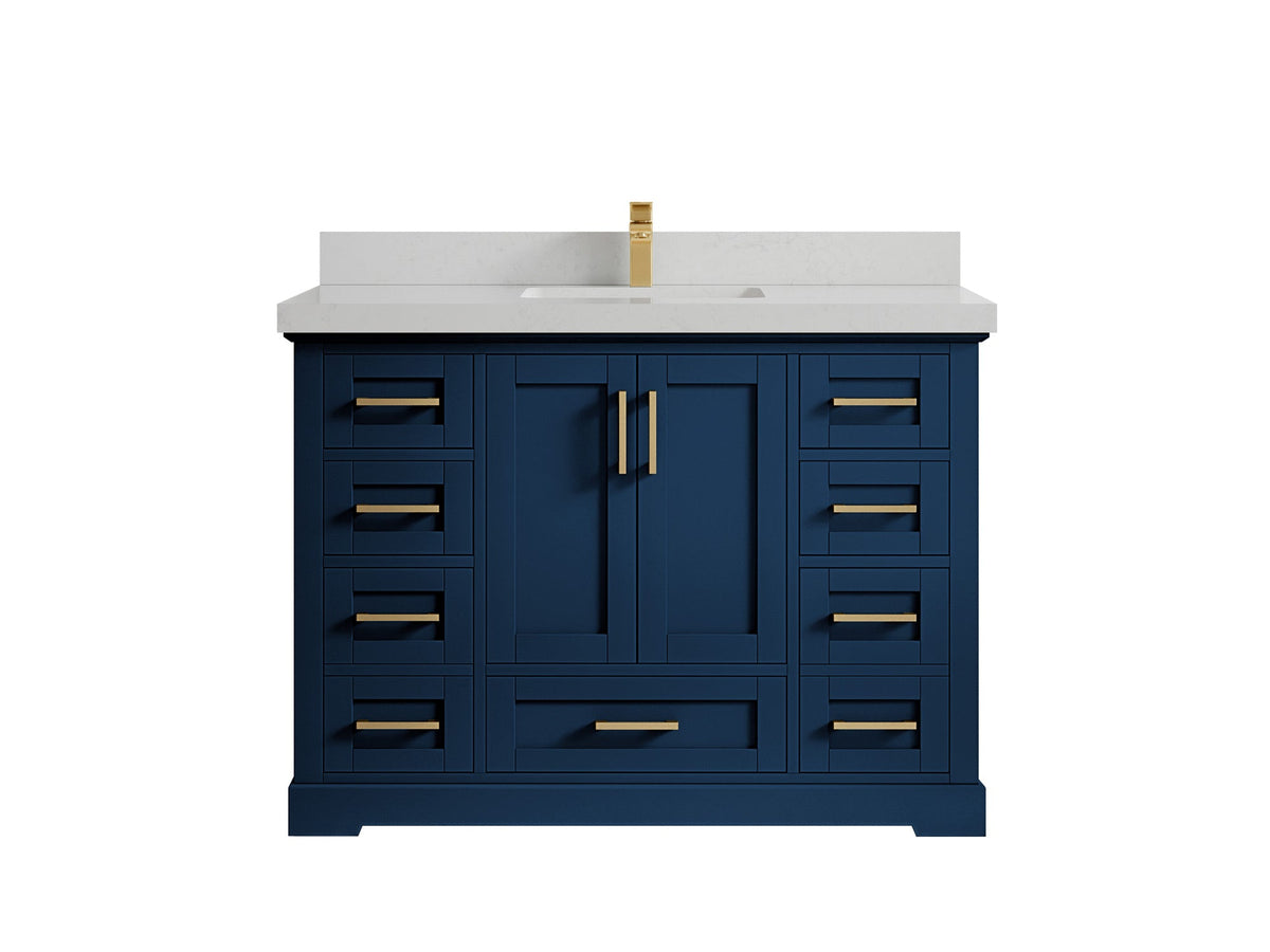 Boston 48 in. W x 22 in. D Single Sink Bathroom Vanity - Willow Bath and Vanity