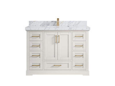 Boston 48 in. W x 22 in. D Single Sink Bathroom Vanity - Willow Bath and Vanity