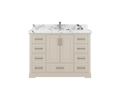 Boston 48 in. W x 22 in. D Single Sink Bathroom Vanity - Willow Bath and Vanity