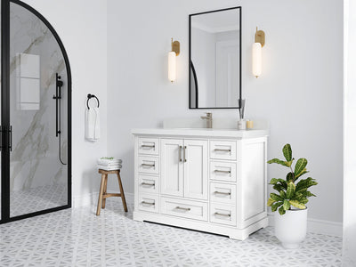 Boston 48 in. W x 22 in. D Single Sink Bathroom Vanity - Willow Bath and Vanity