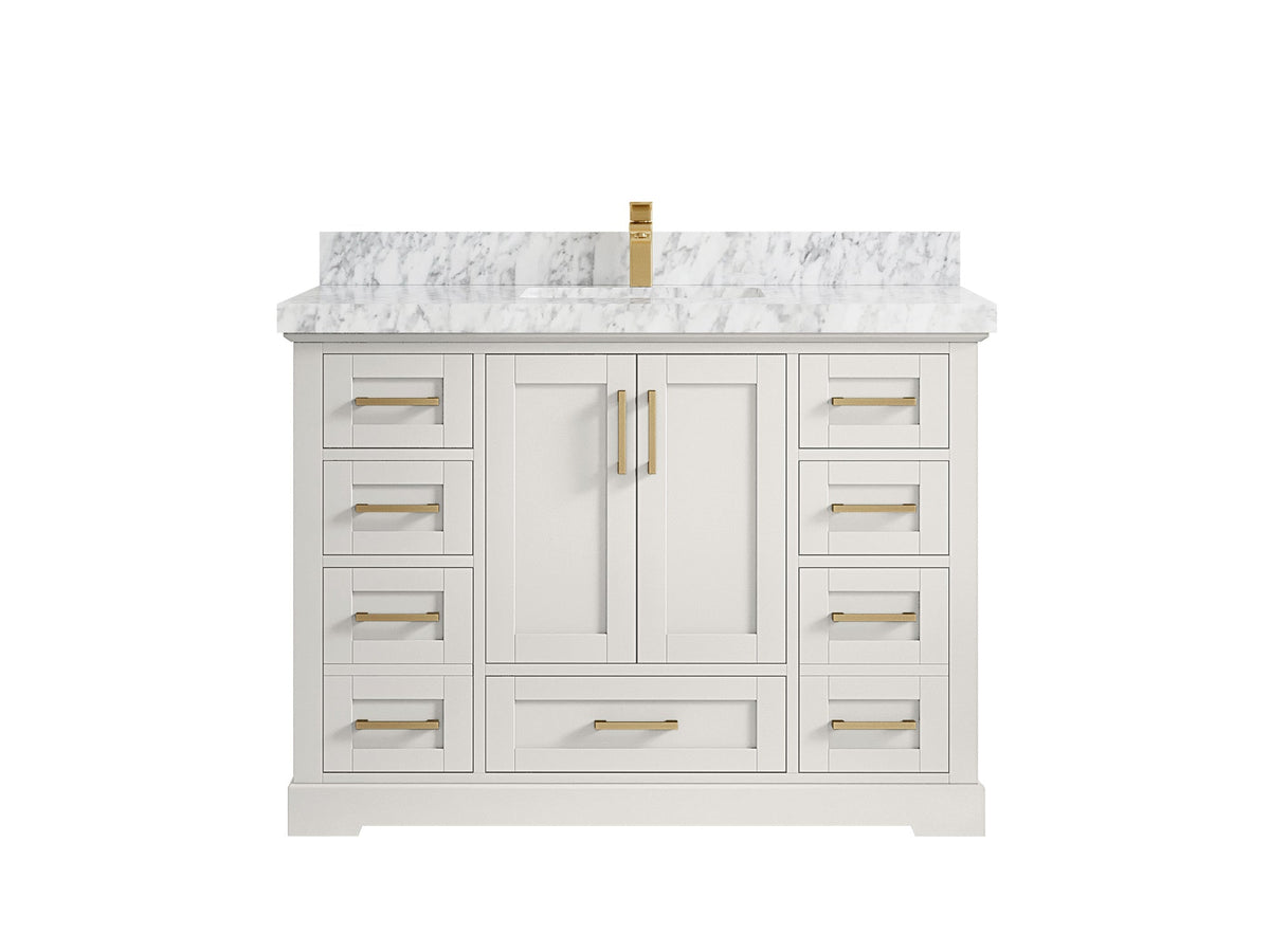 Boston 48 in. W x 22 in. D Single Sink Bathroom Vanity - Willow Bath and Vanity