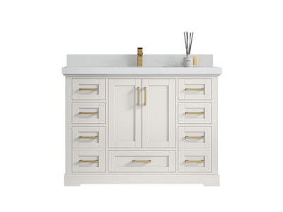 Boston 48 in. W x 22 in. D Single Sink Bathroom Vanity - Willow Bath and Vanity