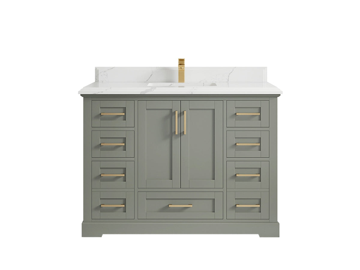 Boston 48 in. W x 22 in. D Single Sink Bathroom Vanity - Willow Bath and Vanity