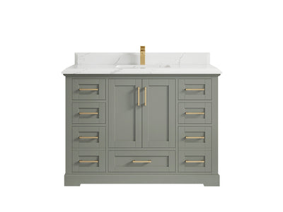 Boston 48 in. W x 22 in. D Single Sink Bathroom Vanity - Willow Bath and Vanity
