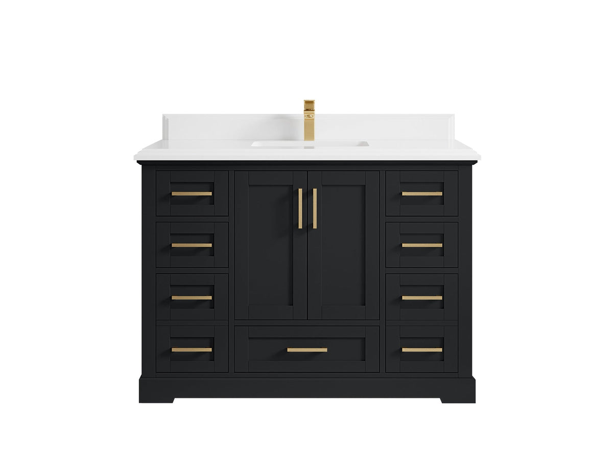 Boston 48 in. W x 22 in. D Single Sink Bathroom Vanity - Willow Bath and Vanity