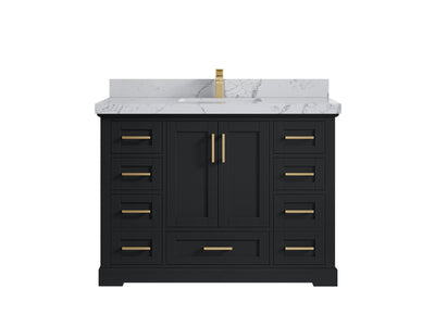 Boston 48 in. W x 22 in. D Single Sink Bathroom Vanity - Willow Bath and Vanity