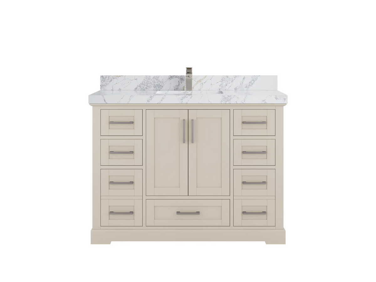 Boston 48 in. W x 22 in. D Single Sink Bathroom Vanity - Willow Bath and Vanity