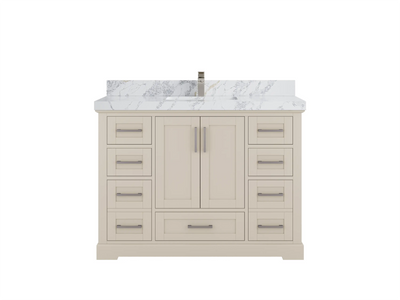 Boston 48 in. W x 22 in. D Single Sink Bathroom Vanity - Willow Bath and Vanity