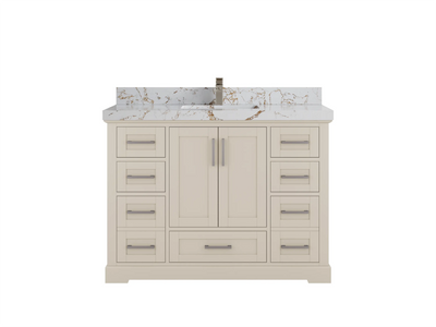 Boston 48 in. W x 22 in. D Single Sink Bathroom Vanity - Willow Bath and Vanity