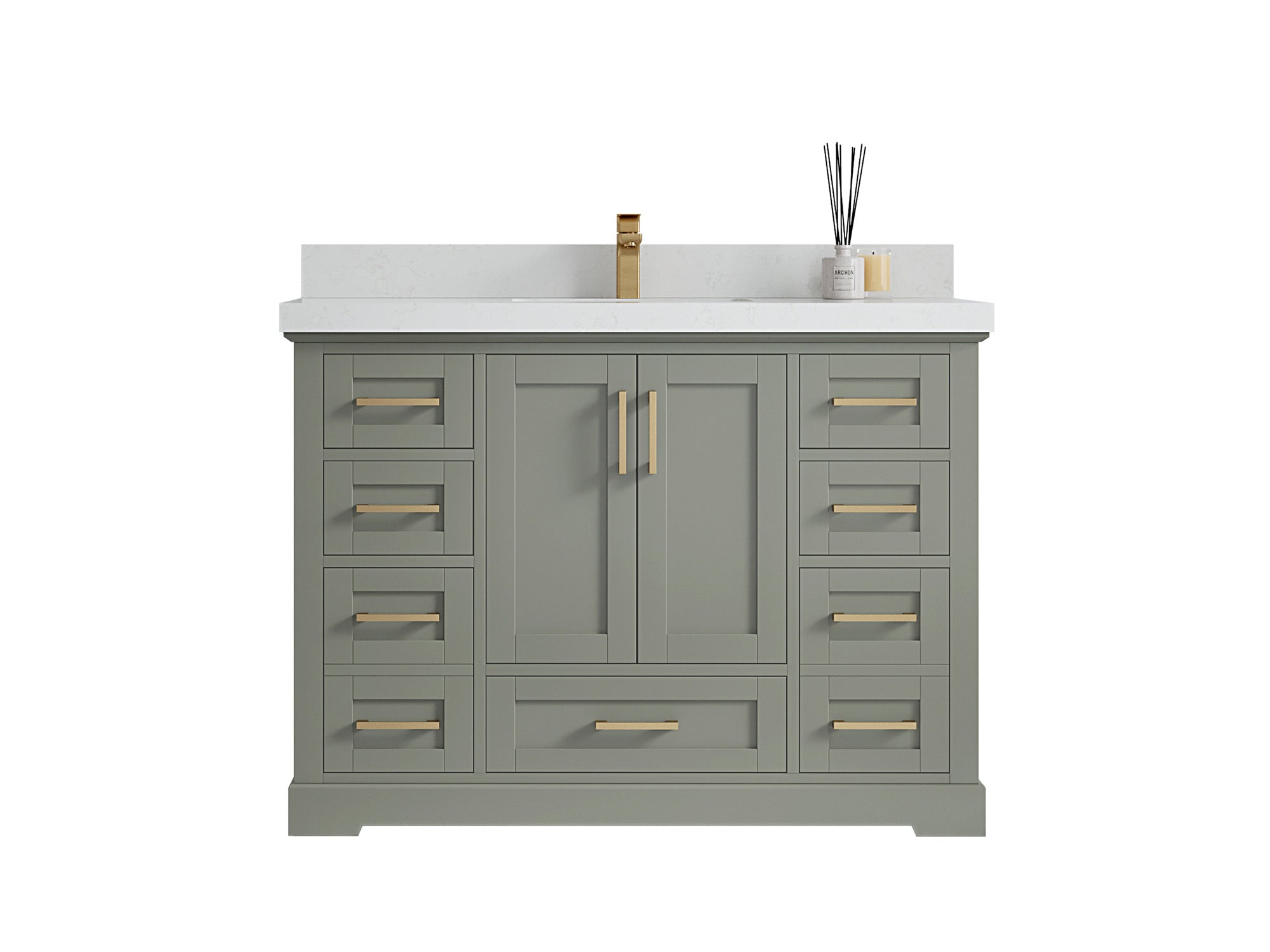 Boston 48 in. W x 22 in. D Single Sink Bathroom Vanity - Willow Bath and Vanity