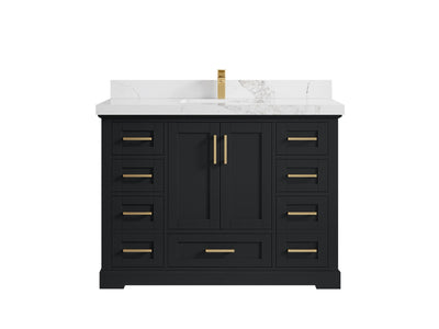 Boston 48 in. W x 22 in. D Single Sink Bathroom Vanity - Willow Bath and Vanity