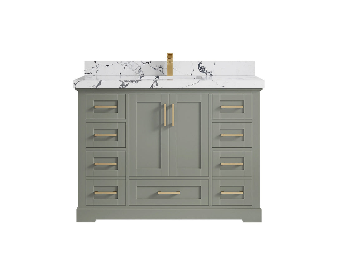 Boston 48 in. W x 22 in. D Single Sink Bathroom Vanity - Willow Bath and Vanity