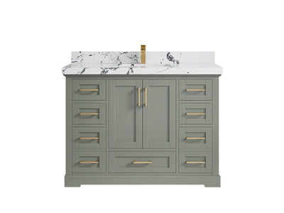 Boston 48 in. W x 22 in. D Single Sink Bathroom Vanity - Willow Bath and Vanity